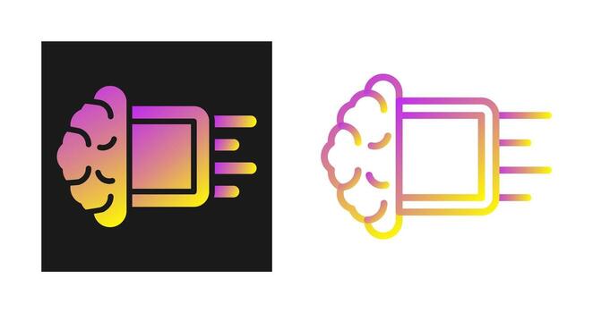 Machine Learning Vector Icon