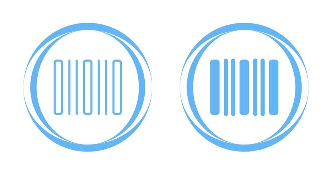 icono de vector de código de barras