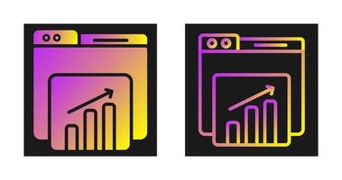 Website Statistics Vector Icon