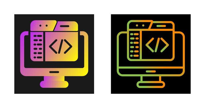 Code Editor Vector Icon
