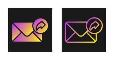 Email Forwarding Vector Icon