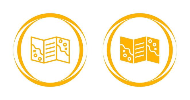 icono de vector de mapa