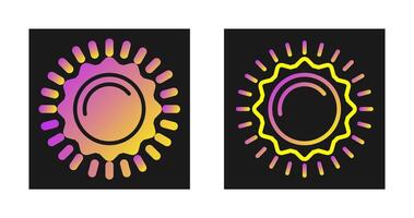 icono de vector de sol