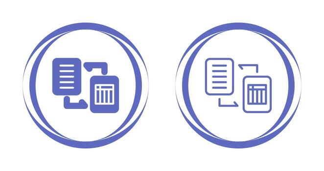 documento flujo de trabajo vector icono