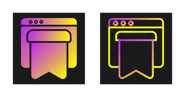 Bookmark Tabs Vector Icon