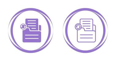 Document Sync Vector Icon