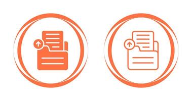 Document Upload Vector Icon