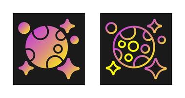 Moon And Stars Vector Icon