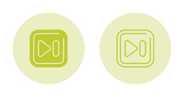 Next Track Square Vector Icon