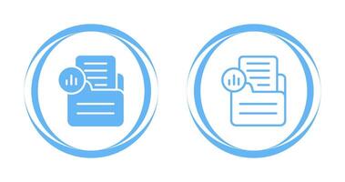 Document Analytics Vector Icon