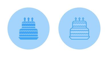 Birthday cake Vector Icon