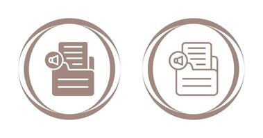 Document Insert Audio Vector Icon