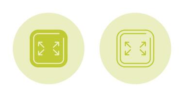 Fullscreen Square Vector Icon