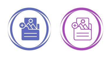 Document Insert Image Vector Icon