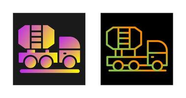 Mixer Truck Vector Icon