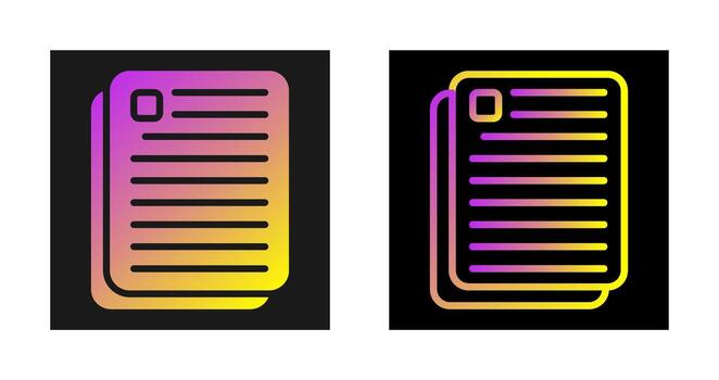 Document Vector Icon