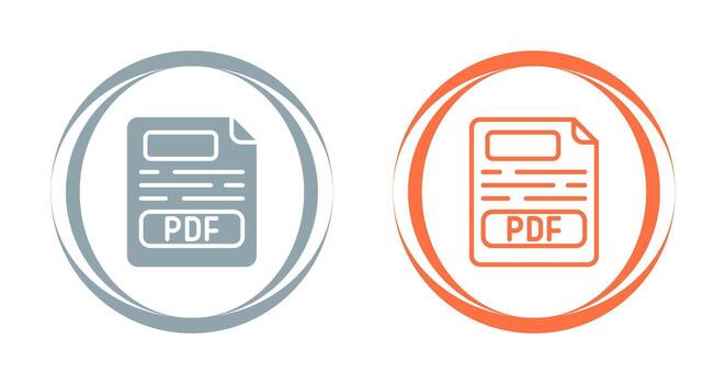 Pdf Vector Icon