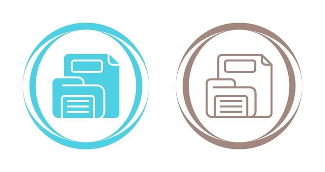 icono de vector de carpeta