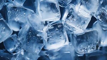 AI generated icecubes background,icecubes texture,icecubes wallpaper,ice helps to feel refreshed and cool water from the icecubes helps the water refresh your life and feel good.ice drinks photo