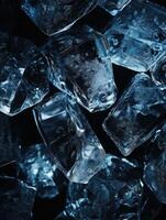 AI generated icecubes background,icecubes texture,icecubes wallpaper,ice helps to feel refreshed and cool water from the icecubes helps the water refresh your life and feel good.ice drinks photo