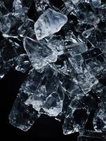 AI generated icecubes background,icecubes texture,icecubes wallpaper,ice helps to feel refreshed and cool water from the icecubes helps the water refresh your life and feel good.ice drinks photo