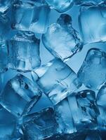 AI generated icecubes background,icecubes texture,icecubes wallpaper,ice helps to feel refreshed and cool water from the icecubes helps the water refresh your life and feel good.ice drinks photo