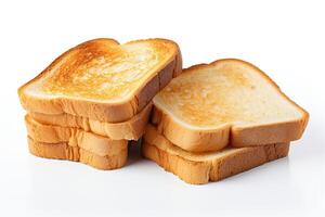 AI generated Toast bread closeup photo