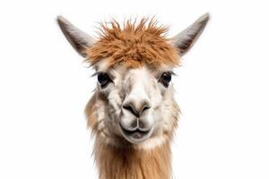 AI generated lama illustration clipart photo