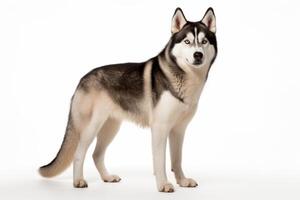 AI generated Siberian husky dog clipart photo