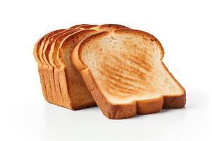 AI generated Toast bread closeup photo