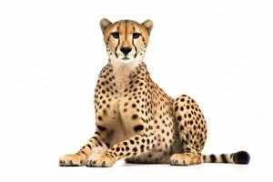 AI generated cheetah illustration clipart photo