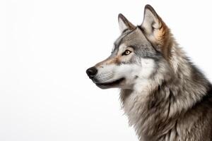 AI generated Wild wolf clipart photo