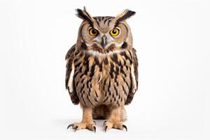 AI generated owl illustration clipart photo