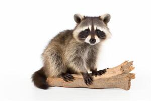 AI generated raccoon illustration clipart photo