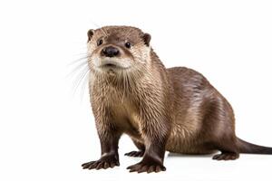 ai generado linda nutria clipart foto