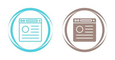 Browser Vector Icon