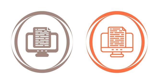 icono de vector de documento