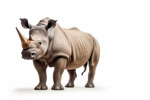 AI generated rhino illustration clipart photo