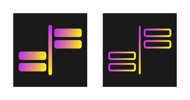 Horizontal Alignment Vector Icon