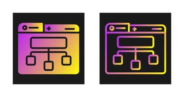 sitio mapa vector icono