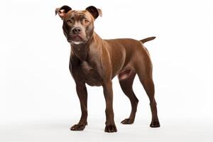 AI generated pit bull terrier clipart photo