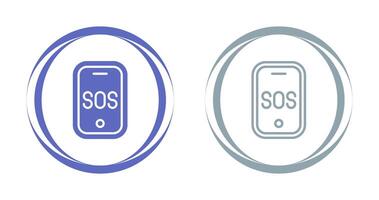 Emergency phone Vector Icon