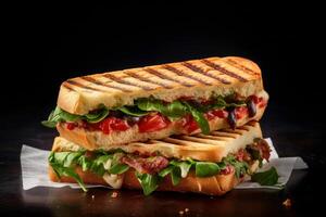 AI generated sandwich illustration clipart photo