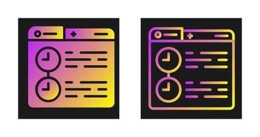 Timeline Vector Icon