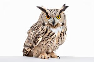 AI generated owl illustration clipart photo