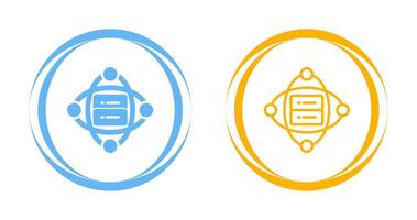 Cluster Server Vector Icon