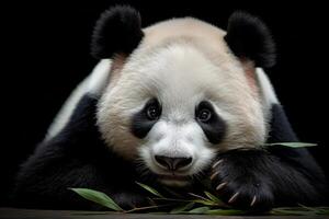 AI generated panda bear clipart photo