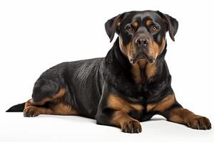 AI generated rottweiler dog clipart photo