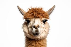 AI generated lama illustration clipart photo