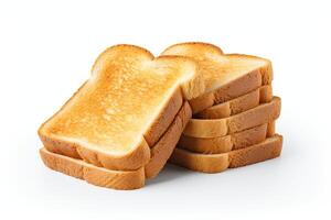 AI generated Toast bread closeup photo